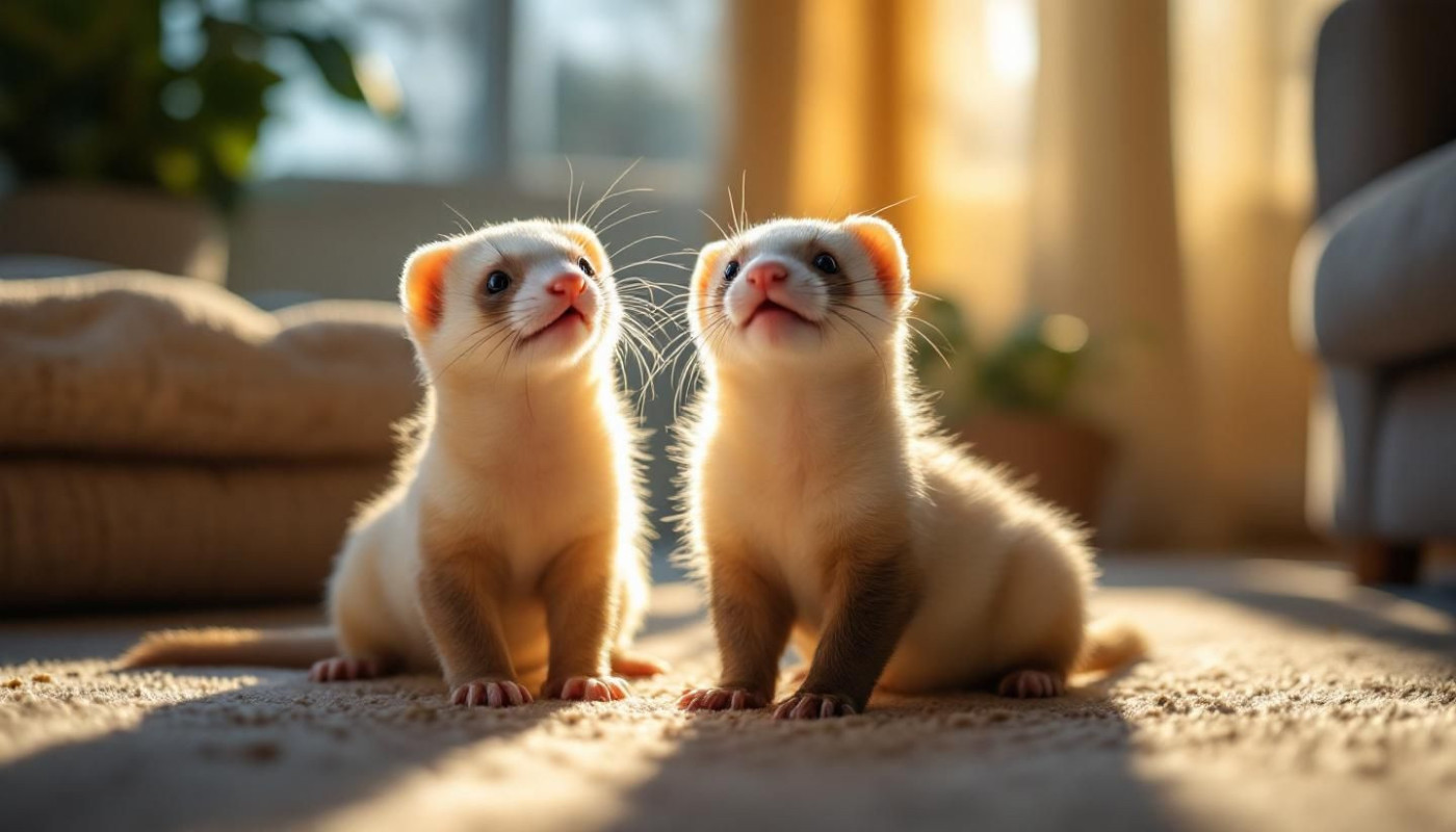 Les furets, des animaux de compagnie insoupçonnés